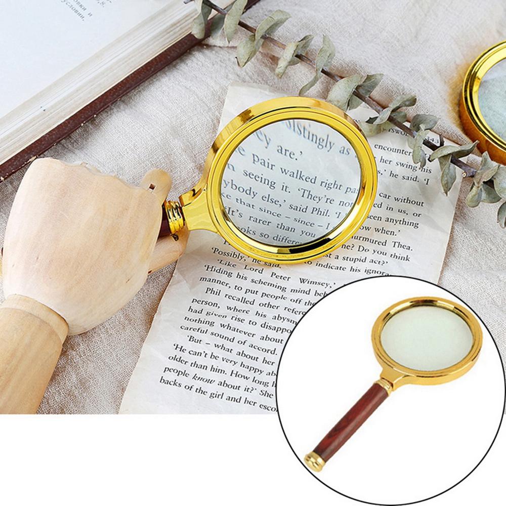 10X Reading Book Loupe Handheld Science Tool Magnifier Loupe Magnifying Glass Reading Newspaper