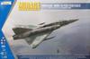 Kinetic 1/48 Mirage III BE/D/DE/DS/D2Z Two-Seater Trainer/Attack Aircraft Plastic Model Kit KNE48054
