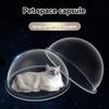Новый полусферический прозрачный полукруглый чехол для кошачьего гнезда, полукруглый чехол, аксессуары для лазанья для кошек, космическая капсула
