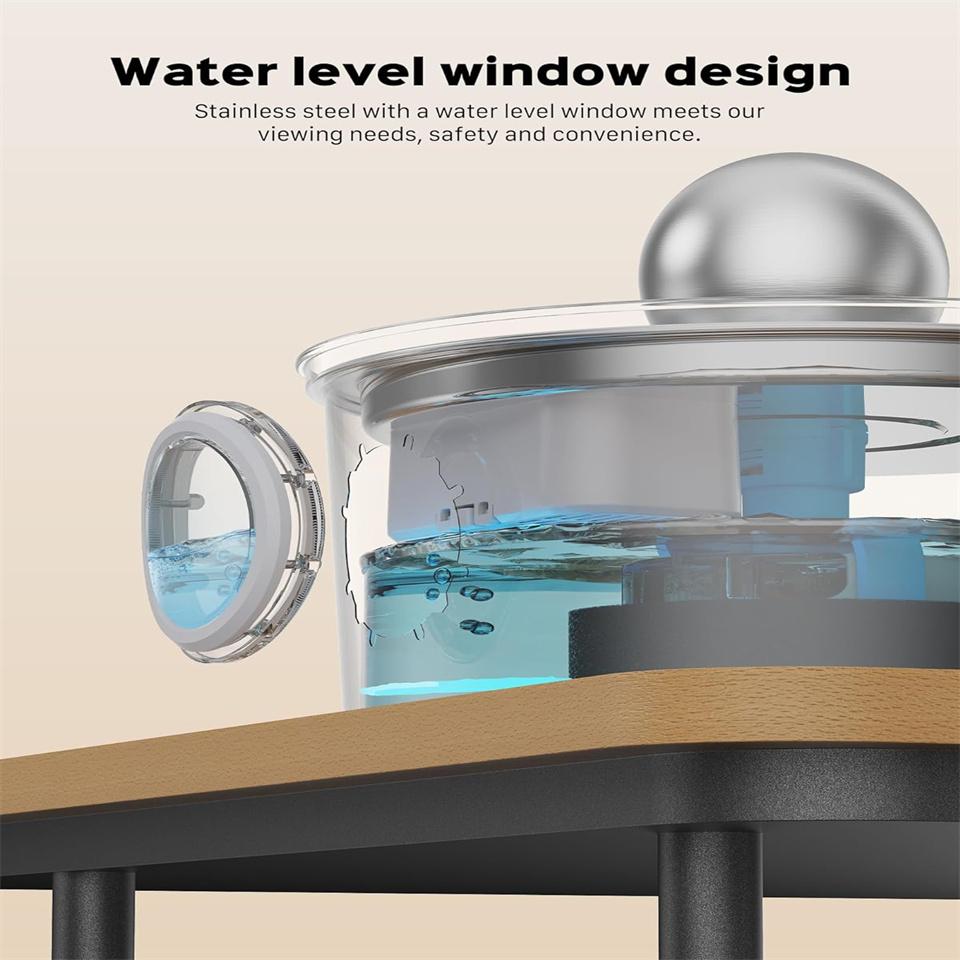 3.2L Stainless Steel Pet Water dispenser-USB Interface