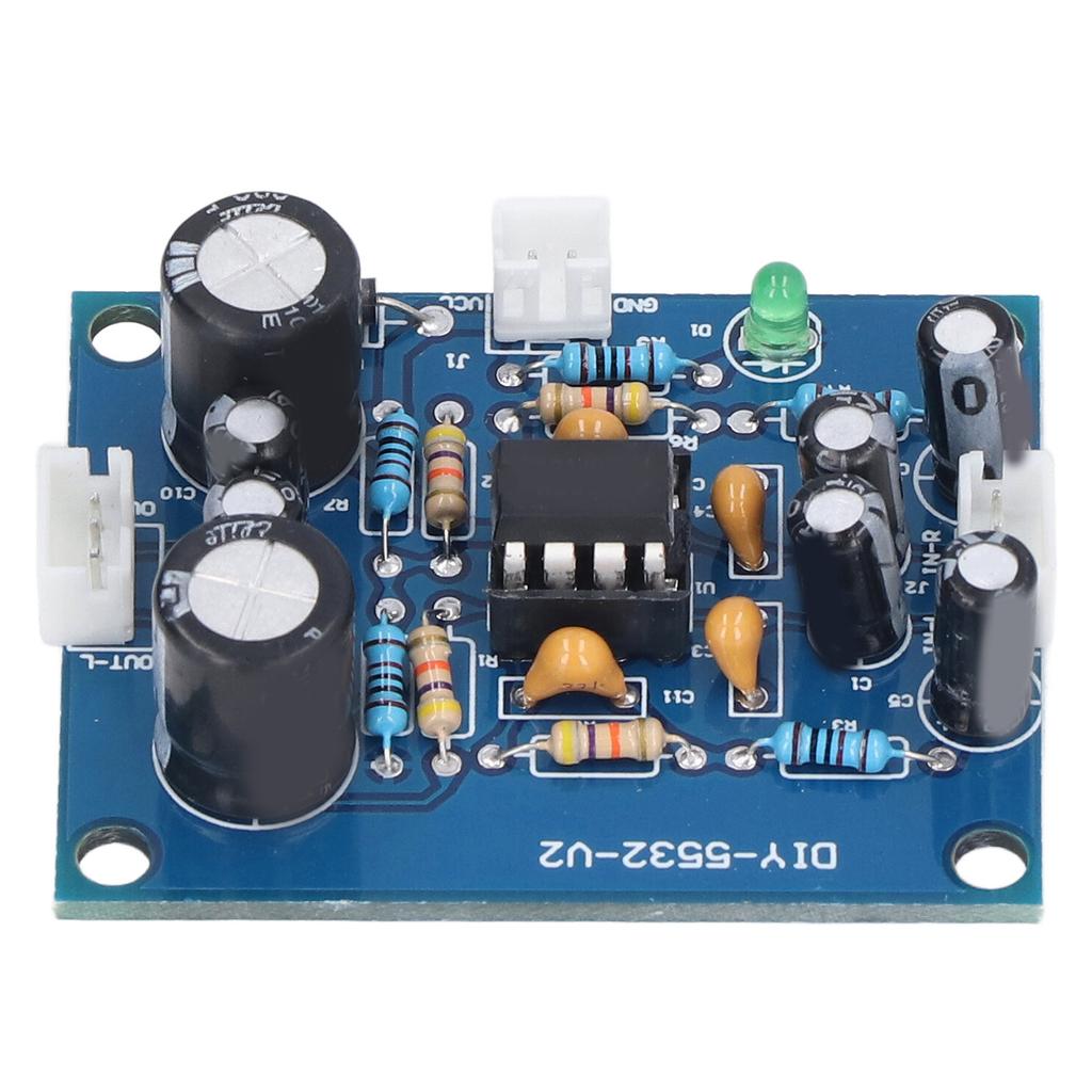 Preamplifier Board PCB Single Power Front Panel Double Panels Design 5 Times Magnification 12?35V