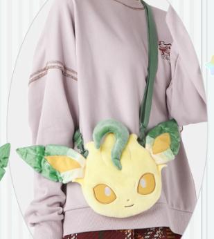 Original Pokmon Eevee Partner Series Plush Doll Shoulder Bag Trendy Doll Garage Kit Desktop Ornament Toy Girl Birthday Gift