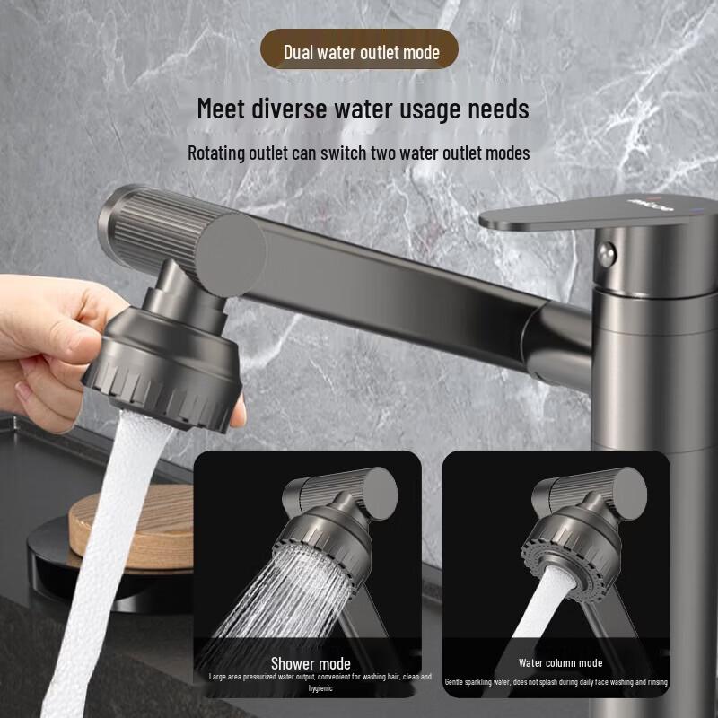 MICOE Lucky Cat Robotic Arm Universal Rotation Basin Faucet