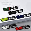 JBIW9 Car Decor Metal VRS Lettering Front Grille Emblem 3D Sticker For Skoda Octavia Kamiq Kodiaq Karoq Superb Fabia Rear Trunk Decals