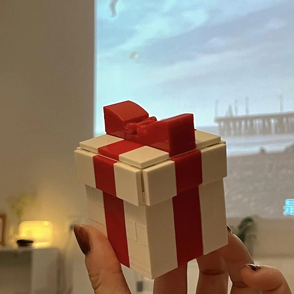 Новые блоки для колец, модельные игрушки, красные, белые, самодельные блоки для ювелирных изделий, креативные подарки на свадьбу для мальчиков и девочек, забавная игрушка