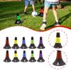 10Pcs Soccer Training Cones Football Markers Multipurpose Agility Practicing Wear Resistant Sports