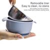 Stainless Steel Baby Bowls with Suction Double Ear Design Feeding Bowl Heat Resistant