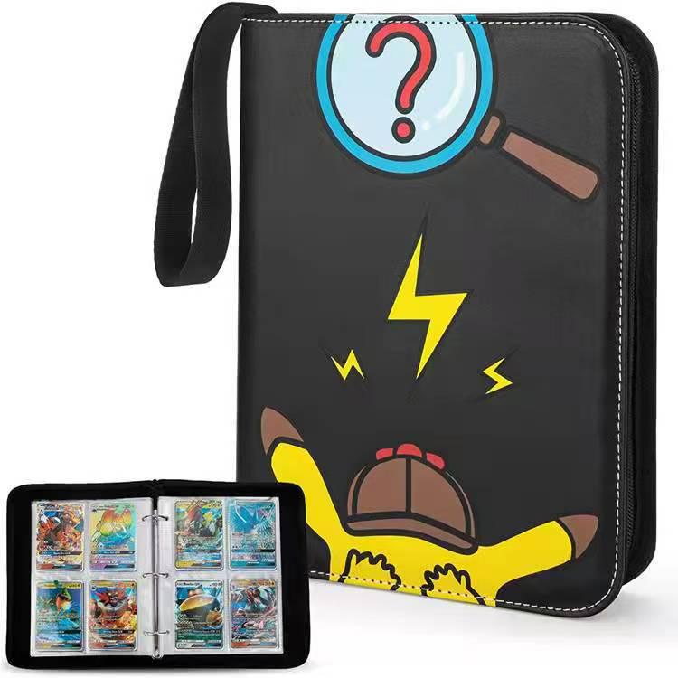 Pokémon Card Collection Book: 4-Grid & 9-Grid PU Game Album