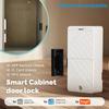 Для смарт-замка ящика, совместимого с Tuya, с IC-картой, NFC, бесключевым входом, для деревянных шкафов, шкафчиков, белый АБС-материал