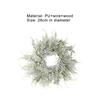 Искусственная гирлянда, декоративная имитация формы кольца, подвесной дверной венок, подвеска для дома