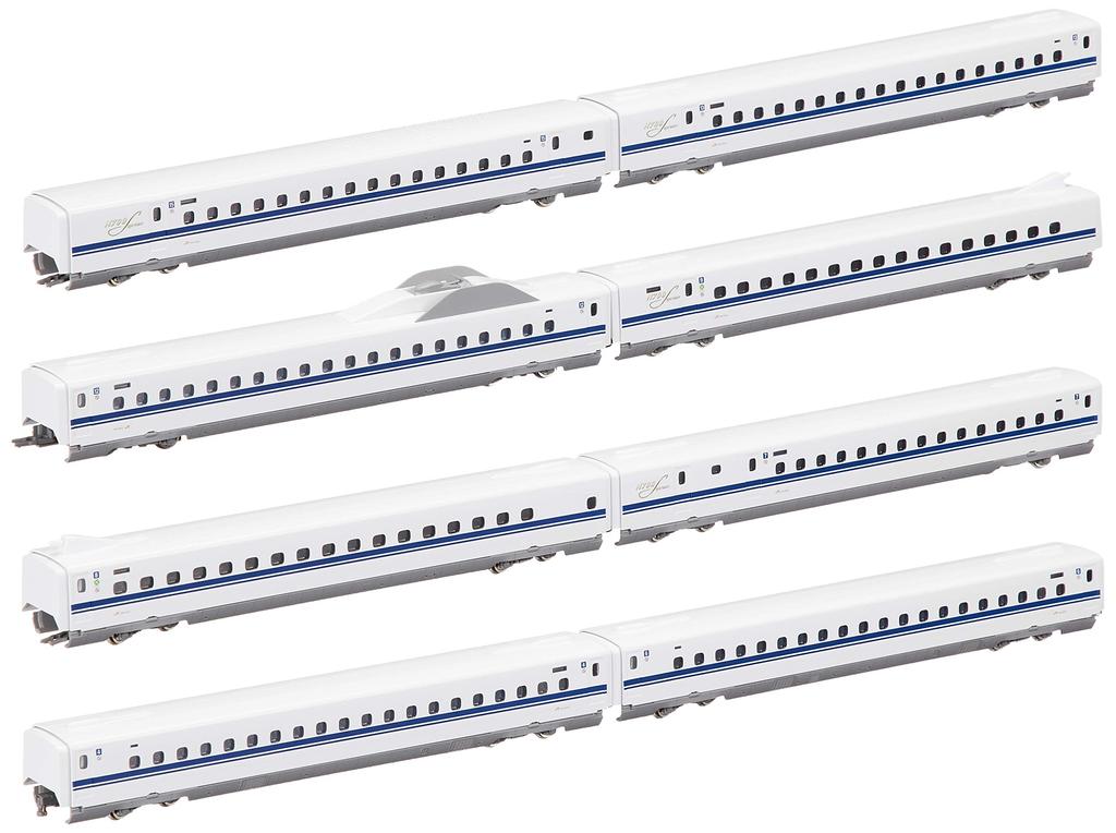 TOMIX N Gauge N700 9000 Series N700S Подтверждающий испытательный вагон Дополнительный набор 8 вагонов 98671 Железнодорожная модель поезда