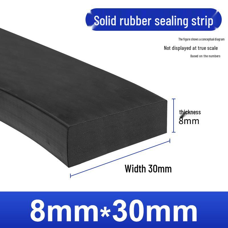 Nitrile Rubber Strip: Oil & Pressure-Resistant Shock Absorbing Glass Pad for Sealing & Joint Support
