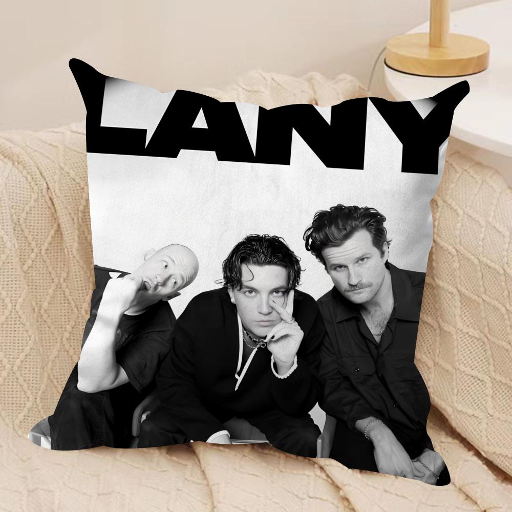 Music Band LLANY Cushion Cover Soft Plush Fabric DoubleSided Printed Cushion Covers for All Seasons Home Decor