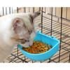 Пластиковая подвесная миска для собак Дешевая подвесная поилка для кошек Портативная пластиковая клетка для собак