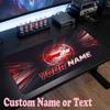 F1 Customized Name Text Mouse Pad, Large Desk Mouse Mat Personalized Home Office Present