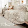Thicken Chenille Sofa Cover Sofa Blanket Simple Geometrical Cushion Ins Wind Sand Hair Towel Fashion Blanket Sofa Towel