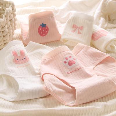 Японские трусики из хлопка с кошачьей лапкой в стиле Лолита Софт Гёрл Аниме