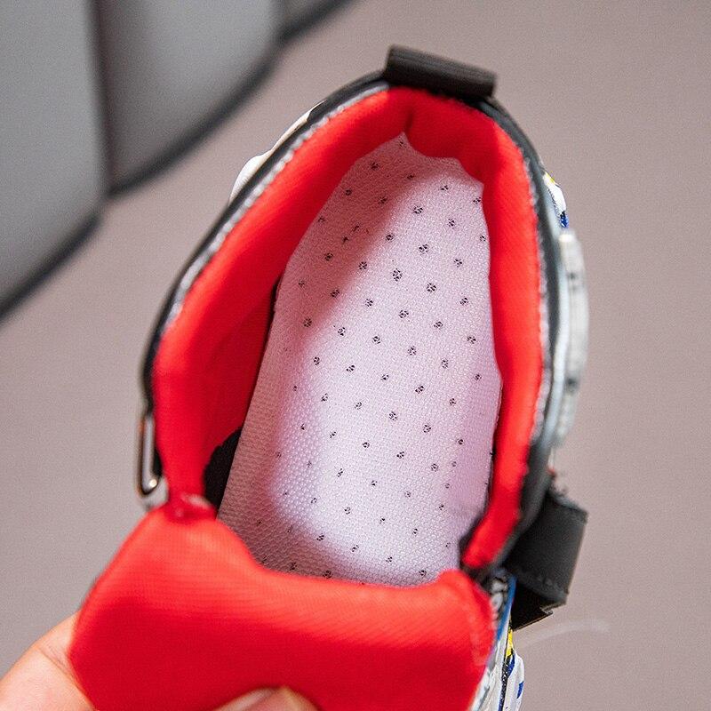 Детские кроссовки Детская повседневная обувь Девочки Мальчики из искусственной кожи Квартиры Резиновая подошва Малышей Спортивная обувь