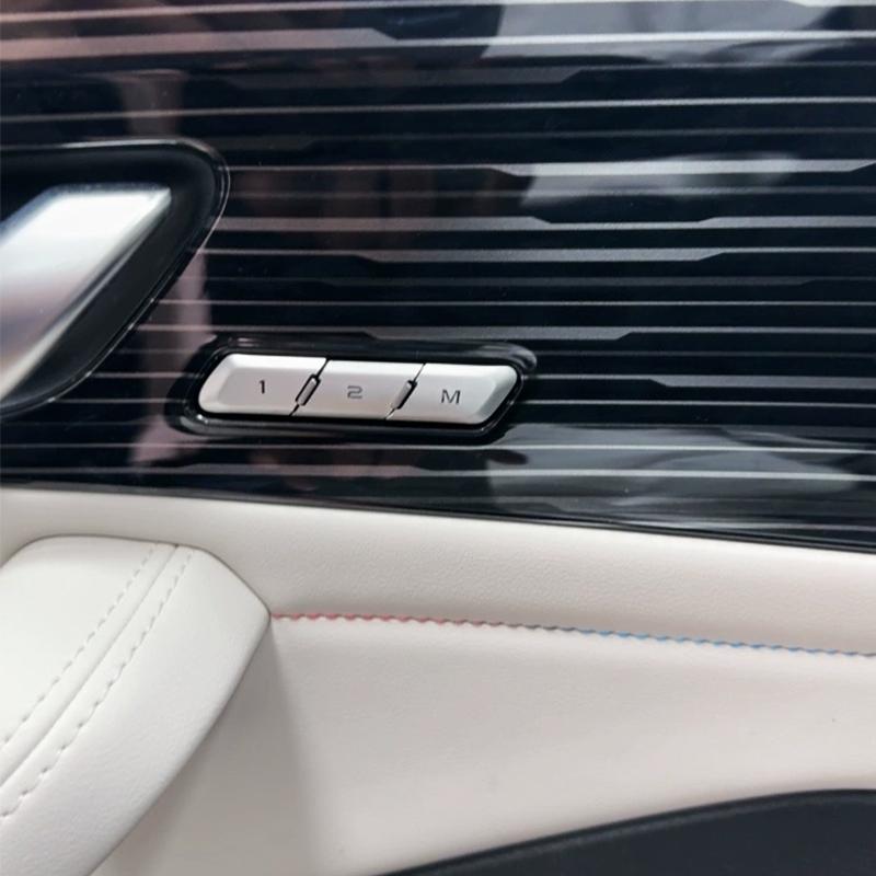 for Renault Grand Koleos 2024 2025 Seat memory button sticker metal patch interior modification part