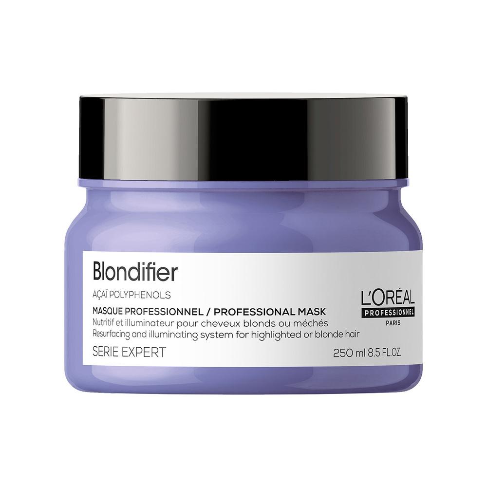 L'Oreal Professionnel Serie Expert Blondifier Conditioning Mask, 250ml - Nourishing Treatment for Blonde Hair