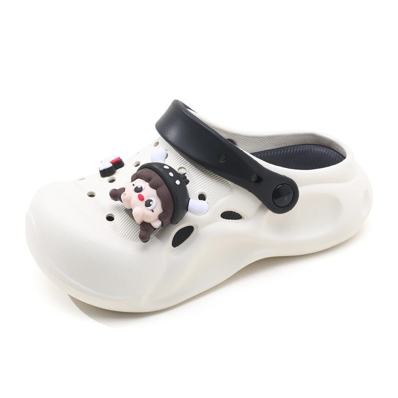 Летняя обувь eva с отверстиями женские новые дезодорирующие милые тапочки на толстой подошве с увеличением роста DIY сандалии