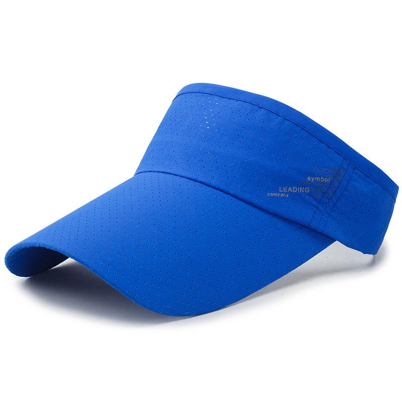 Summer empty top sun hat quick drying hat men's and women's fashion sports running breathable mesh hat no top sun hat