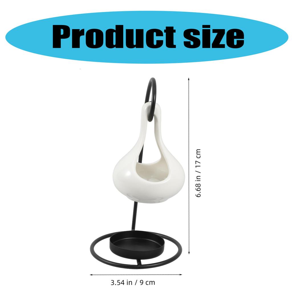 Подвесные керамические аромалампы, диффузор для эфирных масел, подставка для восковых таблеток, подсвечник для чайной свечи для комнаты для медитаций