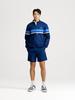 Sergio Tacchini M Козлиный Цветной Спортивный Костюм на Молнии (военно-морской флот)