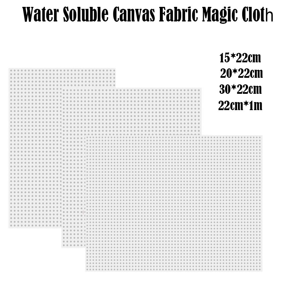 Поделки своими руками Водорастворимая канва Принадлежности для вышивания крестом 14 каунт Канва для вышивания крестом Растворяется в воде Прозрачная