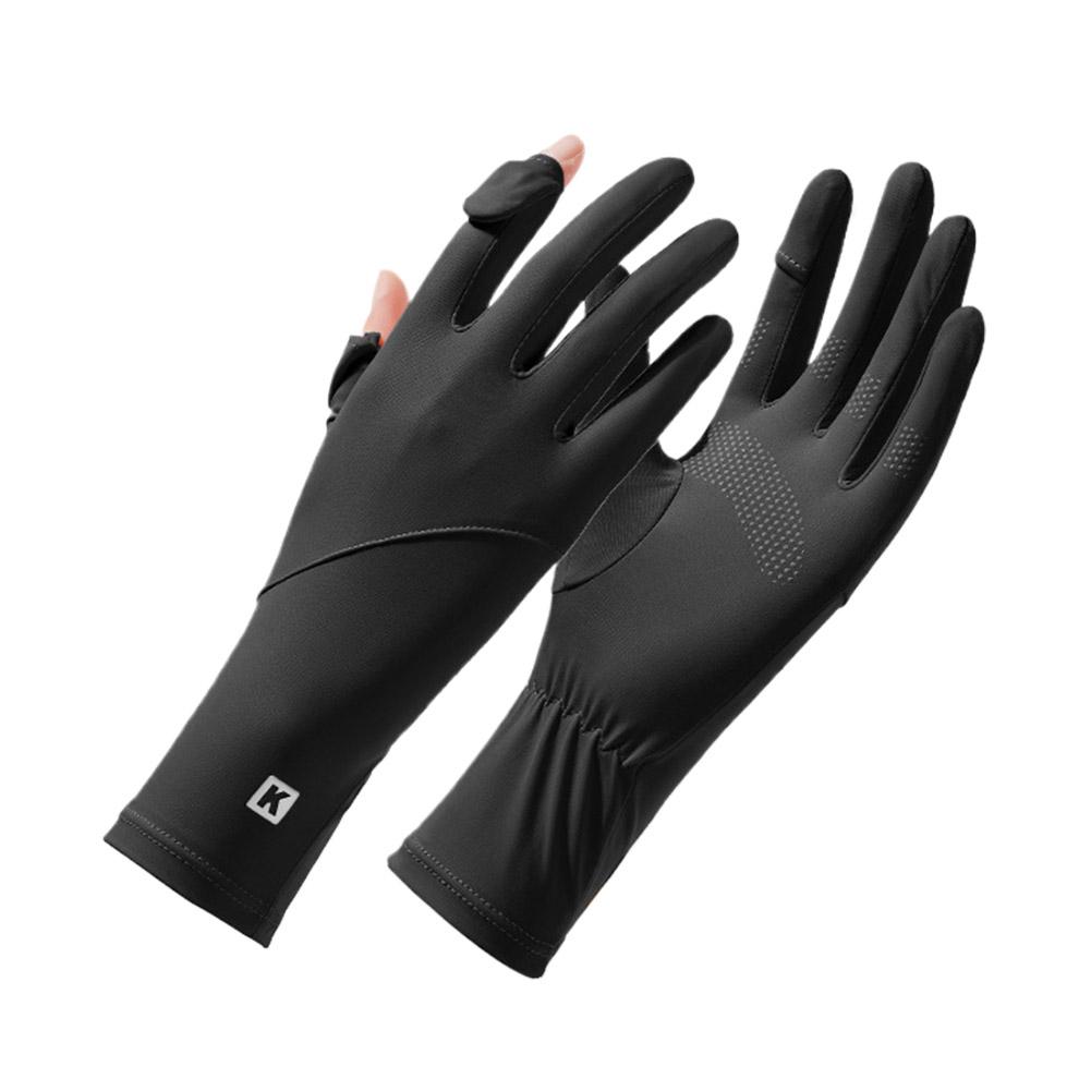 1 пара летних легких дышащих солнцезащитных перчаток для вождения с защитой от ультрафиолета для езды на велосипеде на открытом воздухе D7M6