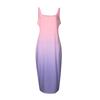 Fashion Women's Casual Color Sling Pullover Sleeveless Slim Dress