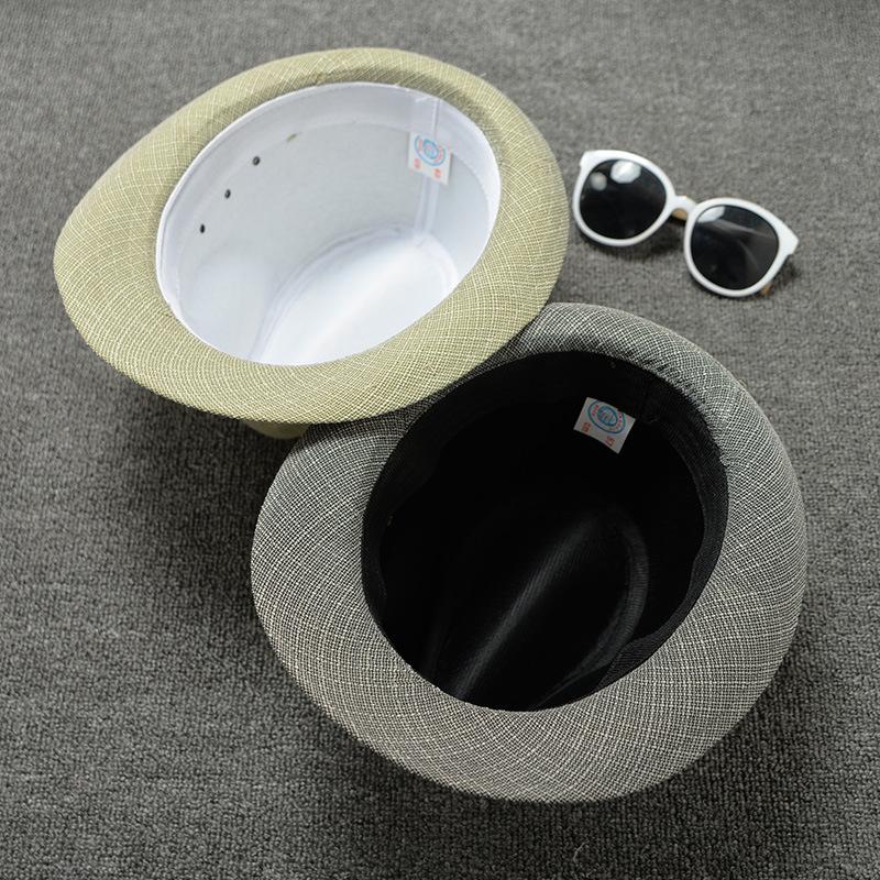 [Cotton And Linen Fabrics] [By Size] Men'S And Women'S Panama Jazz Hats, Sun Hats, Top Hats, Sun Hats