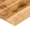Vidaxl Blat Do Stołu, 100X50X2,5 Cm, Prostokątny, Surowe Drewno Mango
