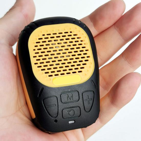 Носимая Bluetooth-совместимая колонка Clear Sound IP56 Водонепроницаемая универсальная магнитная клипса беспроводная портативная колонка