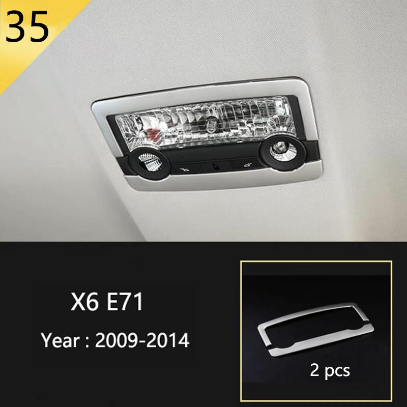 Для BMW X5 X6 E70 E71 2008 2009 2010 2011 2012 2013 Автомобильная консоль Рулевое колесо Кнопки Накладка Декоративная наклейка на интерьер Аксессуары