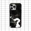 Чехол для телефона Drain Gang Ecco2k для iPhone 16,15,14,13,12,11,8,7,Pro,Max,Plus,Mini,XS,SE, противоударный, черный, матовый, жесткий