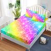 Матрас Три предмета Мультяшная Панда Градиентное изменение Покрывало Наволочка Защитный чехол для матраса