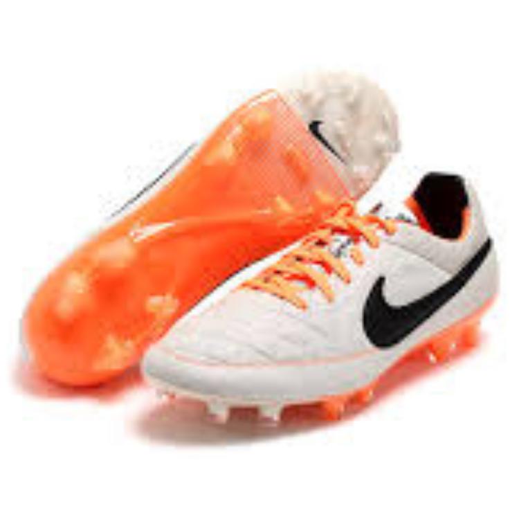 Nike Кроссовки унисекс Tiempo Legend 5 FG Desert Sand Atomic Orange Tan Black 631518-008