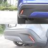 2PCS Car Flashing LED Reflector Lamp Rear Fog Lamp Bumper Light Brake Warning Light For Toyota Corolla Cross   2022
