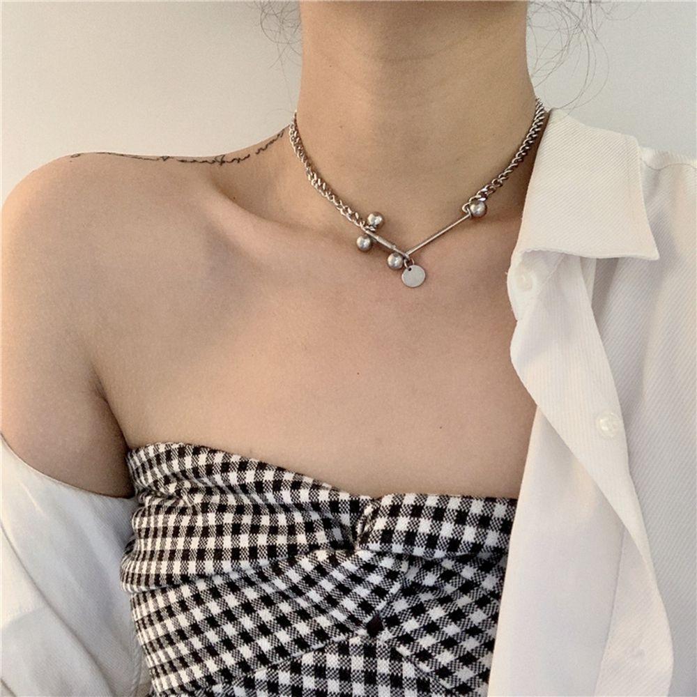 Цепочка женская ключичная цепочка женская ключичная цепочка панк-ожерелье мужское ожерелье корейский стиль ожерелье