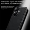 For Xiaomi Redmi Turbo 4 Pro 5G Case PU+TPU+PC Phone Back Cover with Metal Lens Frame