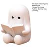 Фигурка Yousheng Ghost Reading Book, Милая мини-статуэтка призрака, сидящего, 3D-печать, для Хэллоуина, книжной полки, стола, интерьера дома