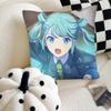 Music Anime Fuuka Pillow Case Fashion Square Pillowcase Bedroom Sofa Room Ins Decoration Leisure