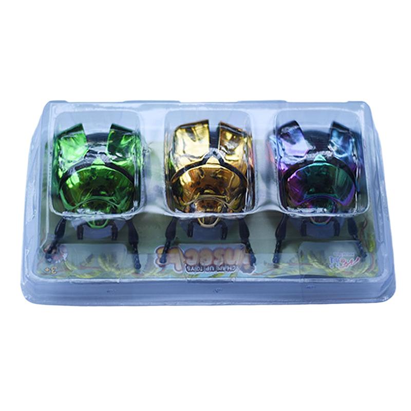 1 шт. Жук-скарабей Детские пластиковые игрушки-животные Заводной жук Бионические игрушки Креативный шутник Анимированная модель насекомого