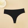 CINOON Women Sexy Seamless Thongs Fashion Low-Rise Ice Silk Ultra-thin G-String Solid Color Soft Comfort Briefs