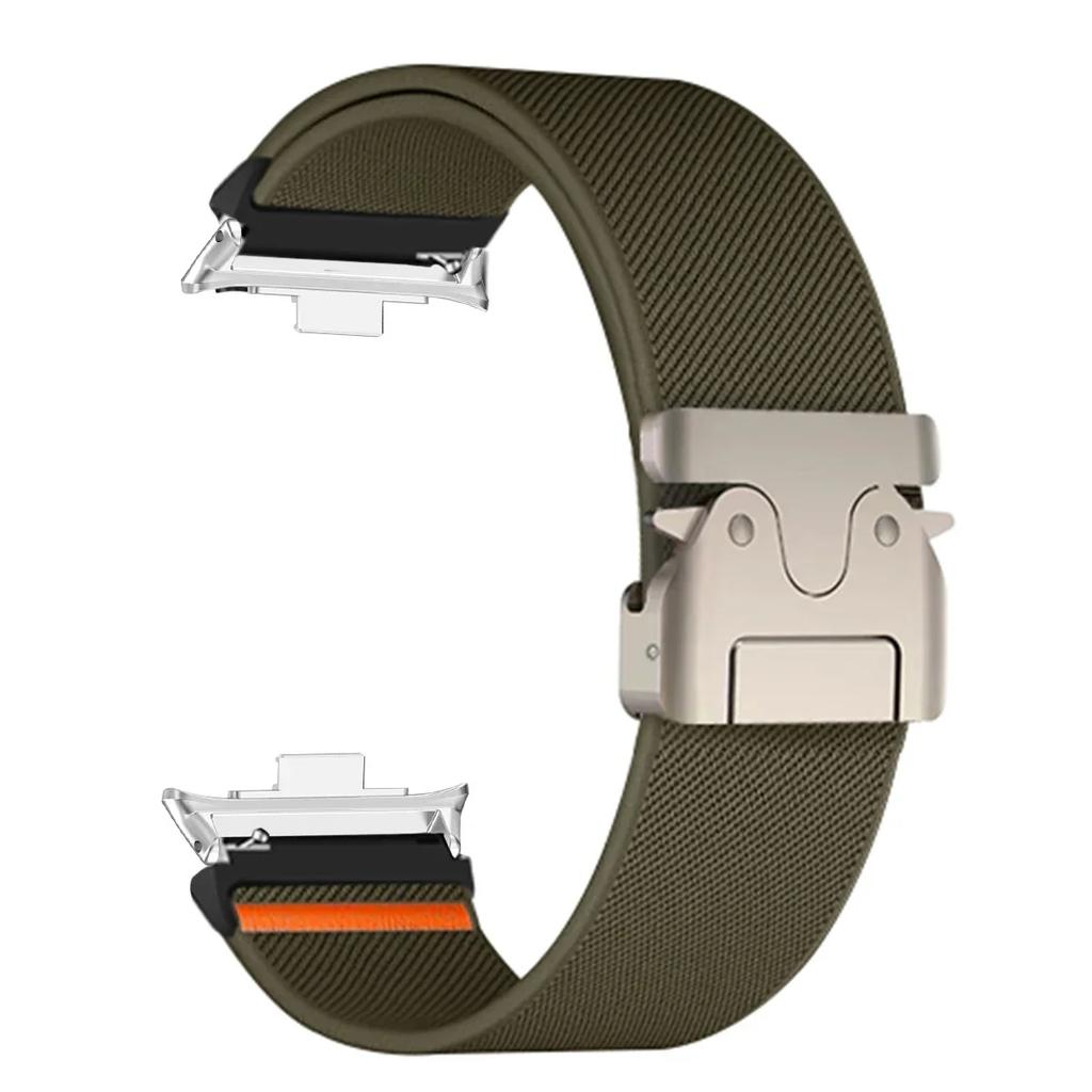 Nylon Strap For Redmi Watch 5 4 Bracelet For Xiaomi Mi Band 9pro/8pro Wristband Men Women Sports Watchband Metal Strap Accessory