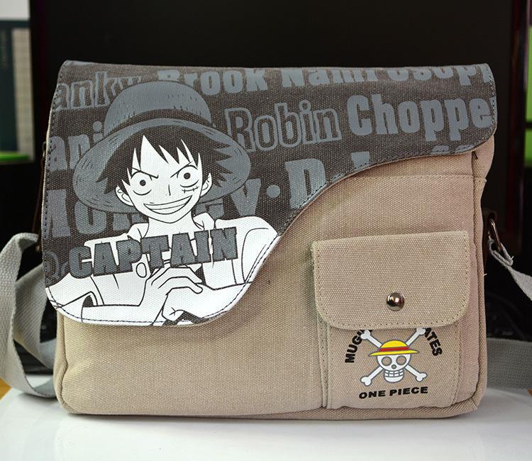 Атака титанов Sword Art Pirates Холщовая сумка через плечо Ninja Anime Backpack Black Butler