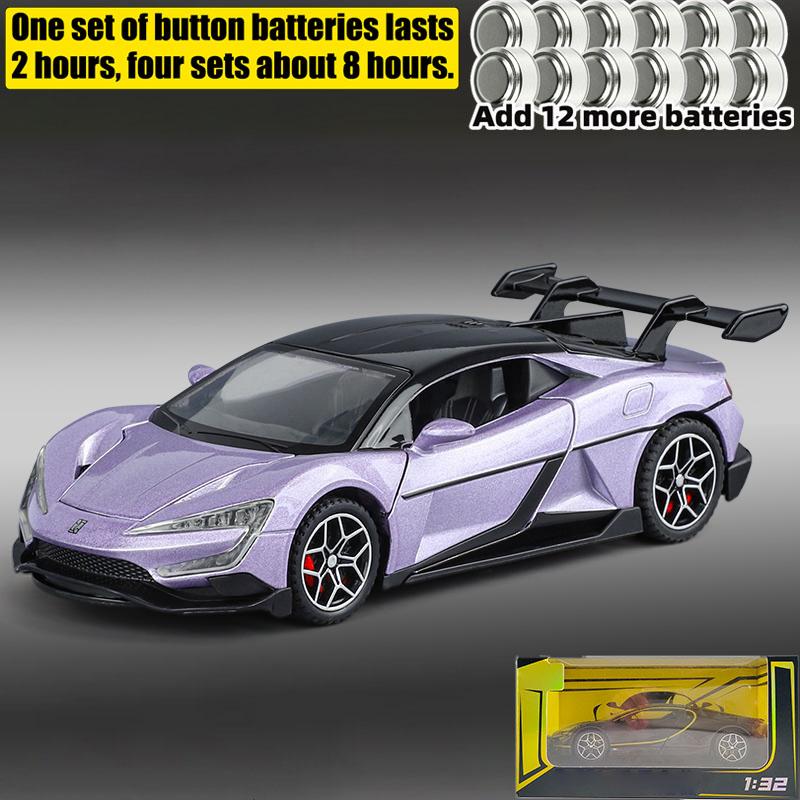 1/32 BYD Look Up U9 Pure Electric Performance Supercar Alloy Diecast Model Car Home Trendy Toys Collections Hobby Display Friend