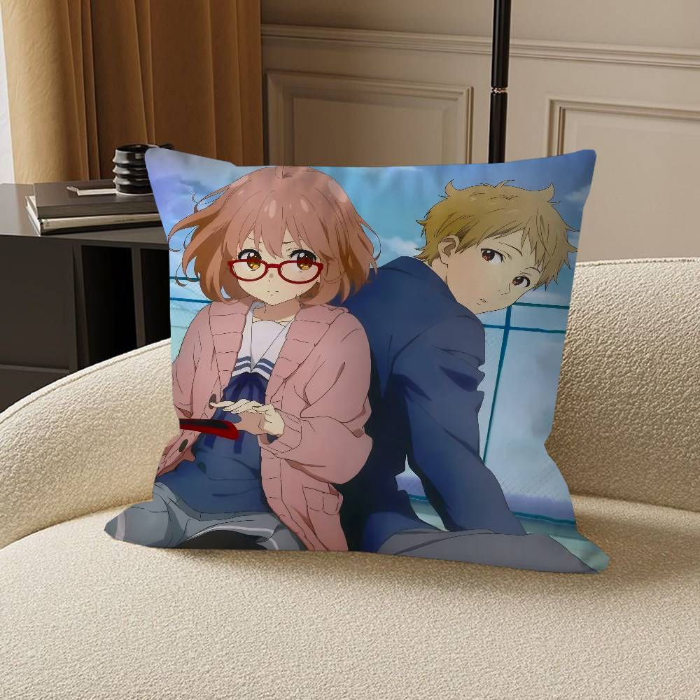 Аниме B-Beyond the Boundary Подушка Чехол для подушки Наволочка Гостиная Диван Домашний декор Индивидуальный