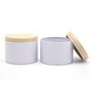 4 унции/8 унций Коробка для хранения с крышкой из дерева 4 унции/8 унций Круглая коническая открывающаяся банка из жести Подарочная упаковка из металлической банки для чая